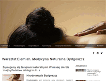 Tablet Screenshot of elemiah.pl